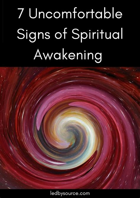 The memories of a spiritual awakening can be a beginning point. . Stories of uncomfortable spiritual awakenings